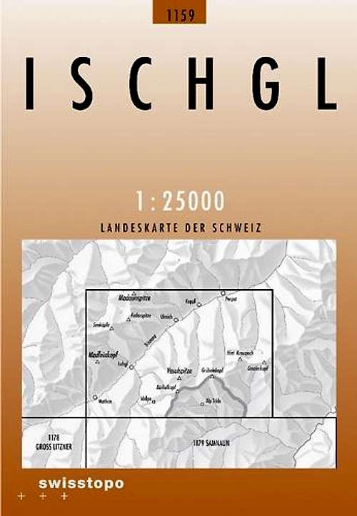 Swisstope 1:25.000 Ischgl