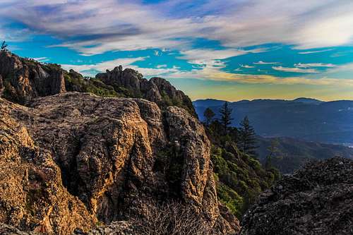 South over Napa Valley from Table Rock