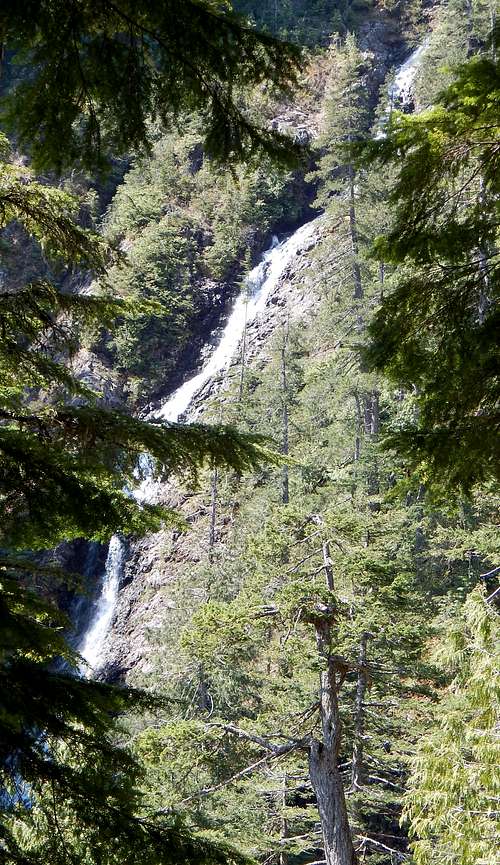 Waterfall from 2400' on South Crested Butte