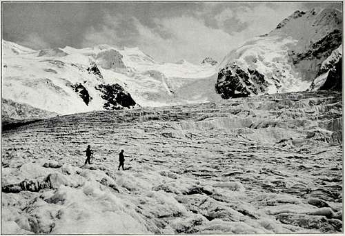 Glacier Morteratsch - Piz Bernina