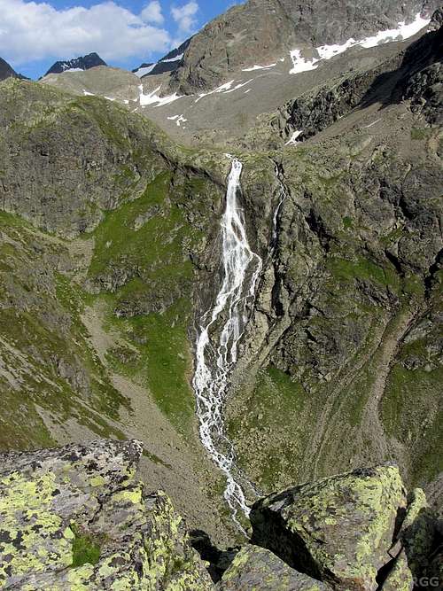 The Bachfalle, above the Winnebach