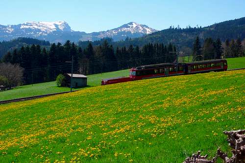 Hoher Kasten & Swiss Cogwheel Train