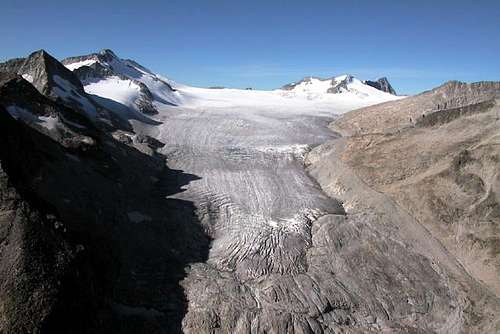 Mandrone glacier, 2003.
