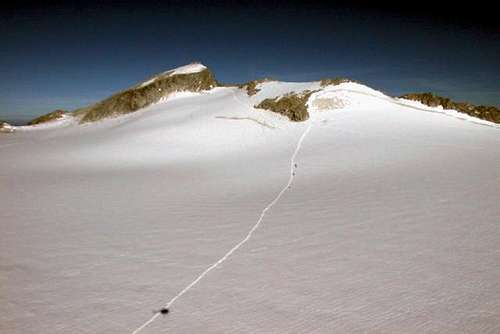 The peak of Monte Adamello.