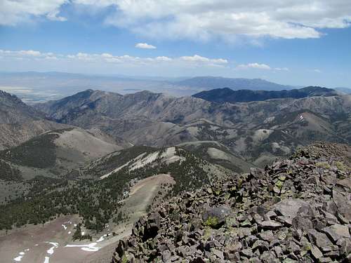 Toquima Range from Arc Dome