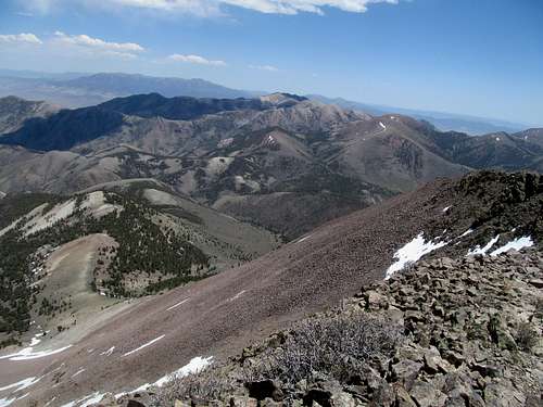 Toiyabe Dome from Arc