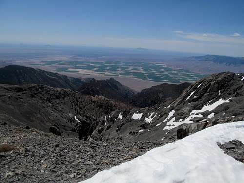 south from Saddle