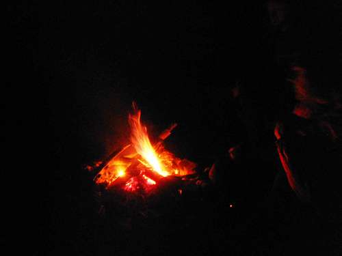 Campfire with Anish