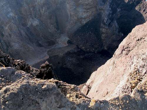 The Mt. Agung crater