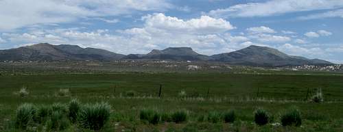 Coffin Peak in the Pinon Range