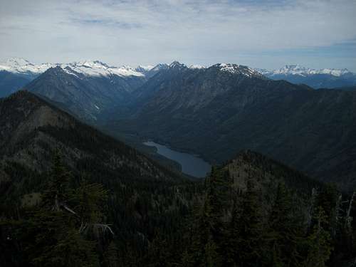Twin Lakes from Dirtyface Peak