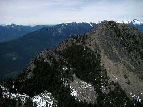 Dirtyface Peak from Point 6223