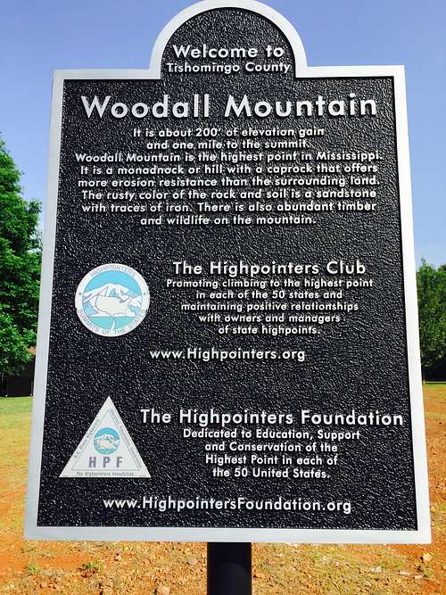 Woodall Mt Signage