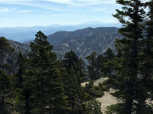 Baldy Notch and San Bernardino Mountains