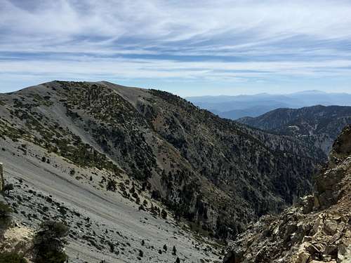 Mt. Harwood and the San Bernardino Mountains