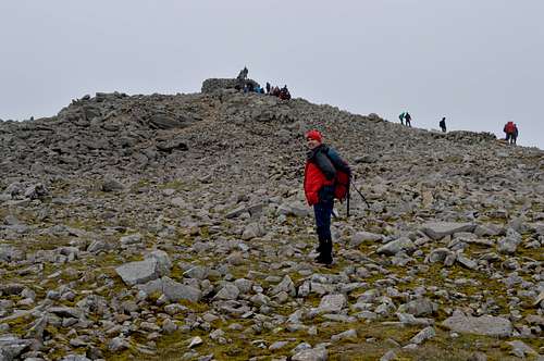 Scafell Pike summit