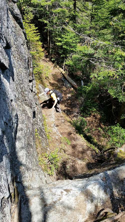 Climbing Cliff Mtn.