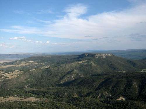 Urraca Mesa as seen from the...