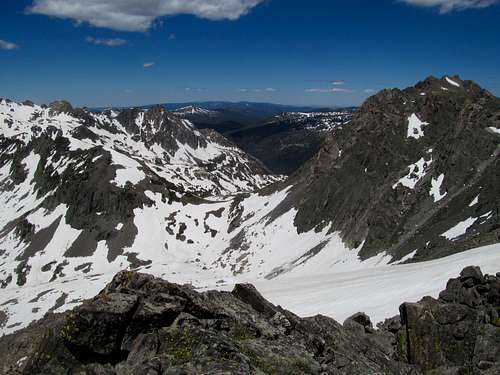 north at Zirkel and Elk River drainage