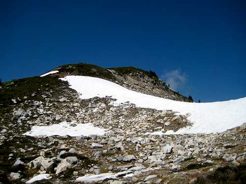 Boulder Peak summit from NE