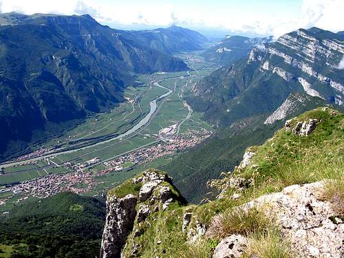 Lagarina Valley from Monte Baldo