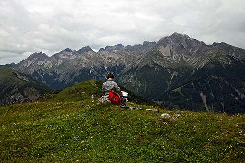 Lienz Dolomites from Schatzbuehel