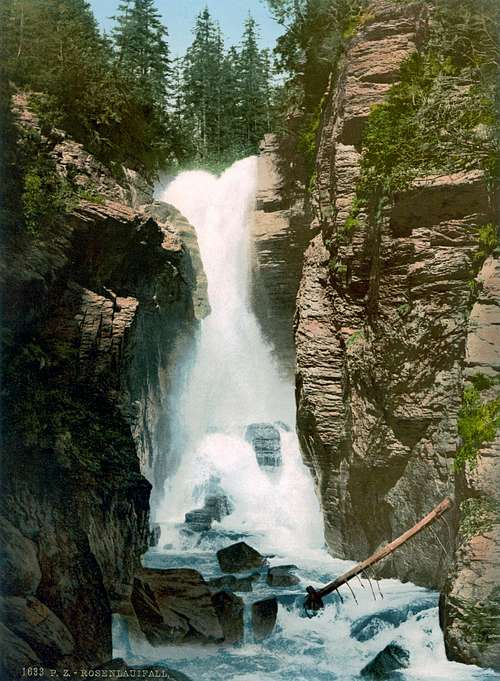 Rosenlaui waterfall
