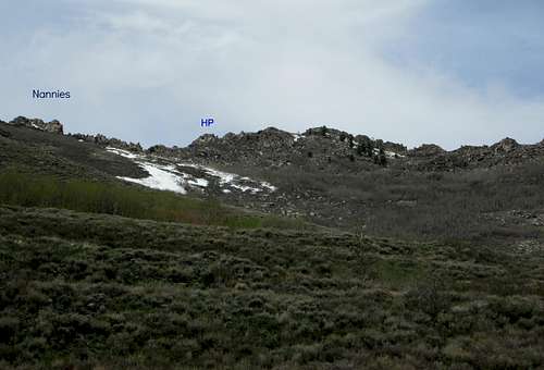 Nannies Peak & the Lone Mountain highpoint