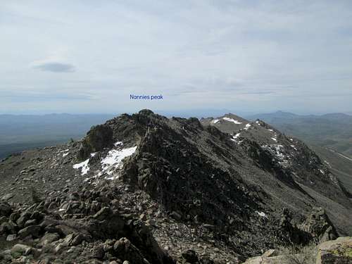 Nannies Peak as seen from...