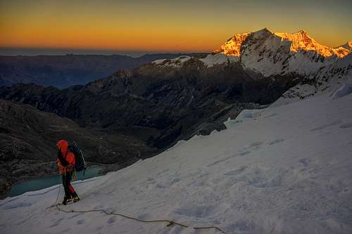 Sunrise in the Cordillera Blanca