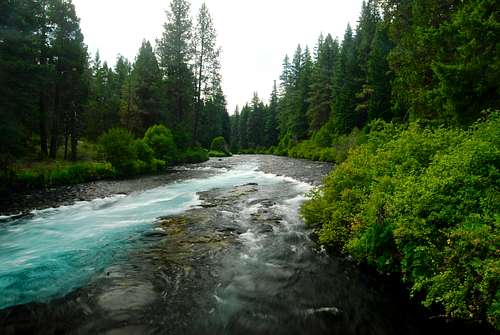 Metolius River at Wizard Falls