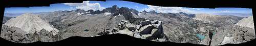 360° pano from the summit of Temple Crag