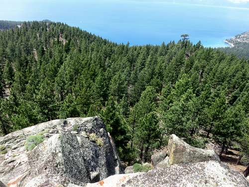 Lake Tahoe from Captain Pomin Rock