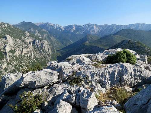 Velebit from summit of Anica Kuk