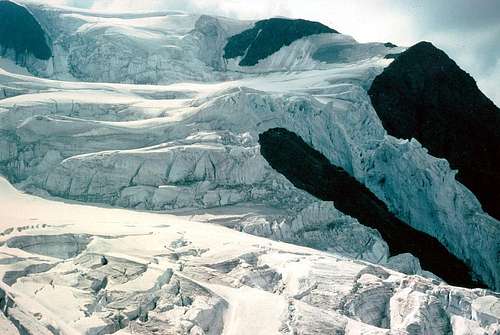 To Mont Velan or V'lan through Valsorey Glacier 1976
