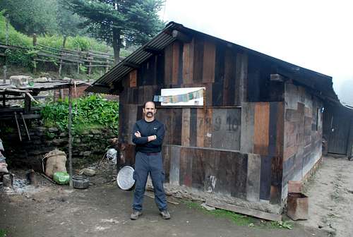 Me, with the Bakhim Hut
