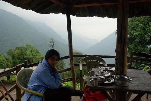 Tea at Bakhim campsite