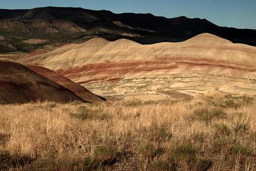 Painted Hills in evening light