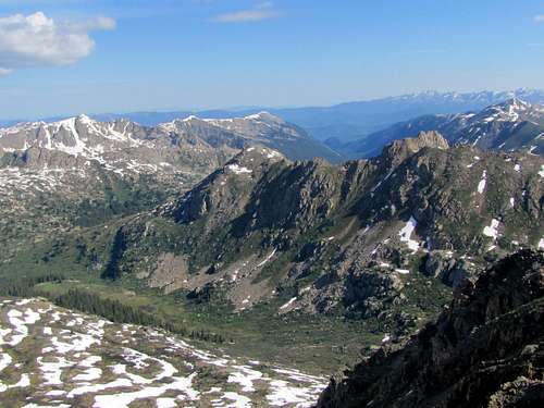 The summits of Williams Mountain