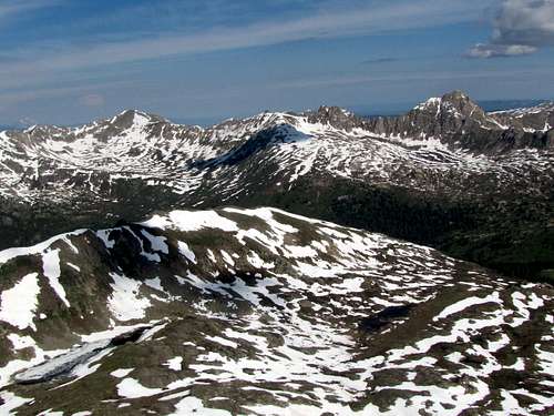 Williams Peak on the right