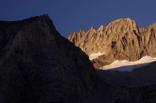 morning light on Middle Palisade