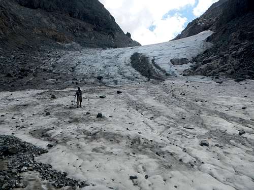 Descending The Glacier