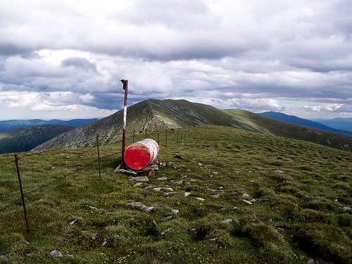 This red object is the real summit