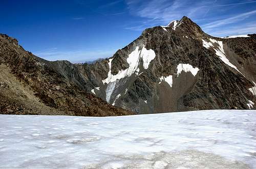 Wildspitze from summit of Vorderer Brochkogel