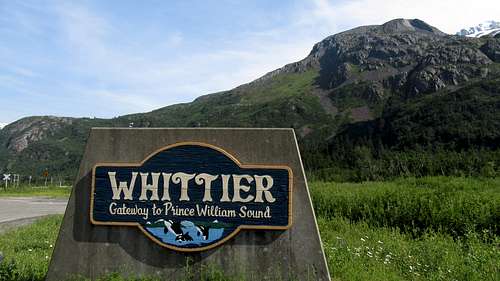Entering Whittier