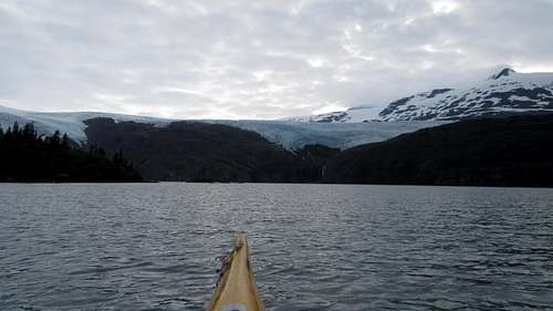 Early morning kayaking in Blackstone Bay