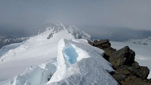 The summit ridge of Jatt Peak