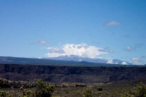 Mauna Kea from Kilauea area...