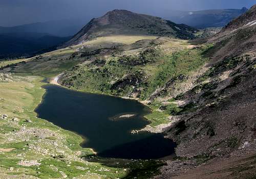 Tibbs Butte and Gardner Lake