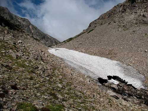 Late August Snowfield